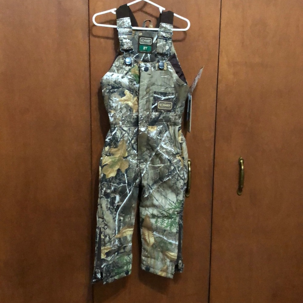 NWT C.E. Schmidt toddler camp bib overalls